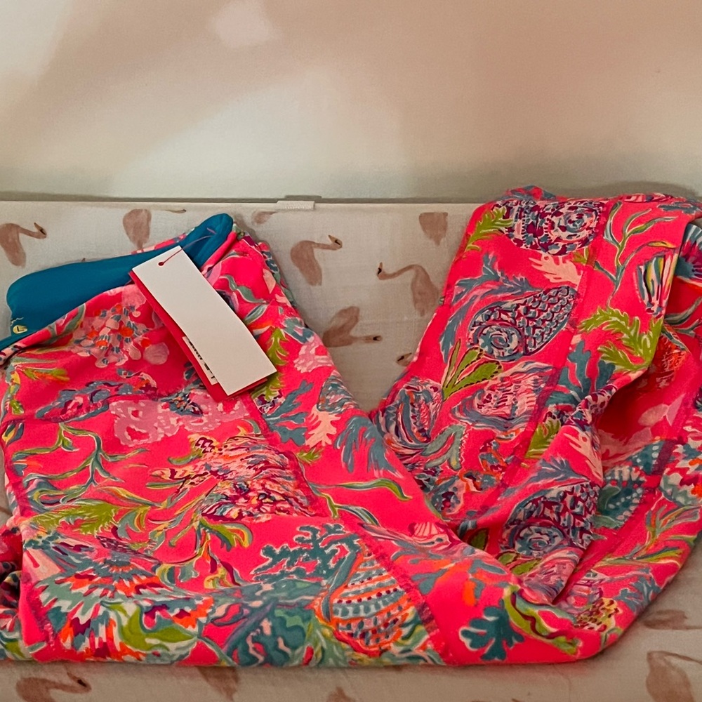 Bright Pink Tropical Print Maxi Skirt